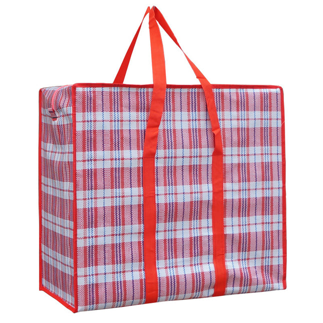 Woven Bag Quilt Storage Bag Clothing Organizer Bag Packing Bag Moving Bag Travel Storage Large Capacity Portable