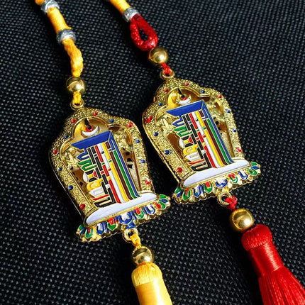 Xizang Ethnic Handicrafts Ten-Phase Free Car Pendants Car Hangings Interior Accessories Car Pendants Pendants Pendants
