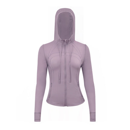 Lulu Original Label Define Yoga Wear Hooded Jacket Jacket Top Breathable Sports Fitness Wear Spring & Fall Women's