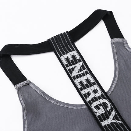Women's Sports Vest Fitness Yoga Running T-Shaped Suspender Cover-Up Quick-Drying Breathable Loose Vest 2023