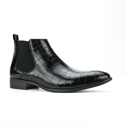 Men's Chelsea Boots Small Square Toe Men's Shoes All-match Fashion Men's Ankle Boots