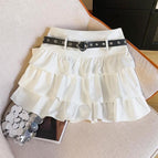 White [with belt + chain] / S
