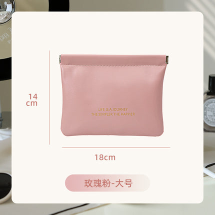 Automatic Closing Tight-Mouthed Earphone Data Cable Portable Charger Power Bank Shrapnel Portable