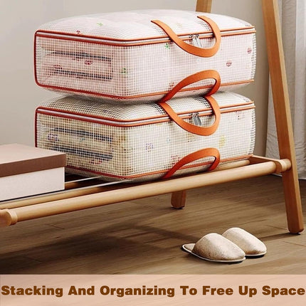 Pvc Mesh Quilt Storage Bag for Clothing, Luggage, Moving Packing Bag, Organizing Bag, Woven Bag, Moisture-Proof and Waterproof