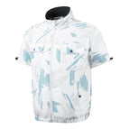 white camouflage single garment / M