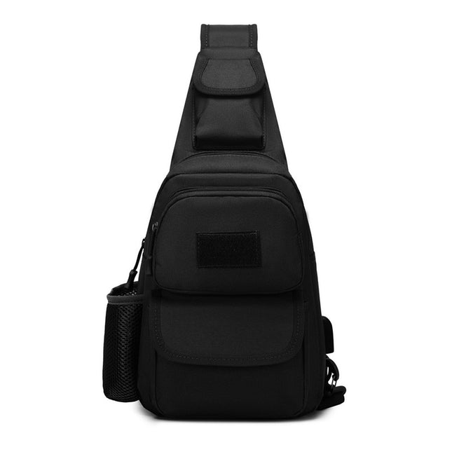Outdoor Camouflage Mobile Phone Bag Crossbody Bag Men's Single Shoulder Bag Men's 2024 New Chest Bag Wallet Sports Riding Bag