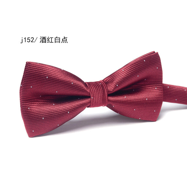 Bow Tie Men's Wedding Groom Best Man Formal Shirt Performance Brother Group Pattern Bow Tie Wedding Trendy Dress