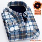 Bn9055-849winterfleece-linedheattechshirtmen's shirt / 39