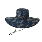 Dark blue camouflage-3 / L（58-60cm）