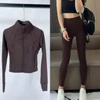 Distilled coffee cropped jacket + wireless set / S/2 code