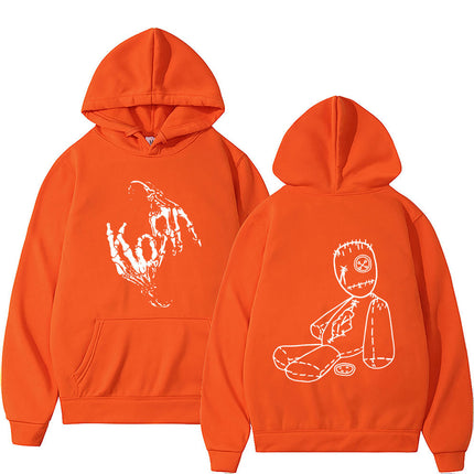 Rock Band Korn Issues Album Cover Graphic Hoodie Men Women g
