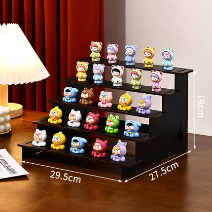 Live Broadcast Display Doll Rack 2-5 Layers Display Rack Small Ornaments Storage Desktop Storage Rack Hand-Made Display Ladder Rack