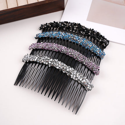 Hair Clips for Women, Clips for Tidying up Stray Hair at the Back of the Head, Insert Combs, Bangs Hairpins, Hair Accessories, Headbands, Rhinestone Rows, Non-Damaging to Hair