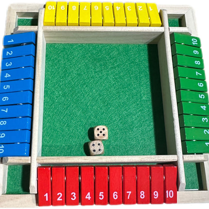 Four-sided Digital Flip Toy Family Parent-child Dice Game Four-person Interactive Party Table Game Drinkers Puzzle