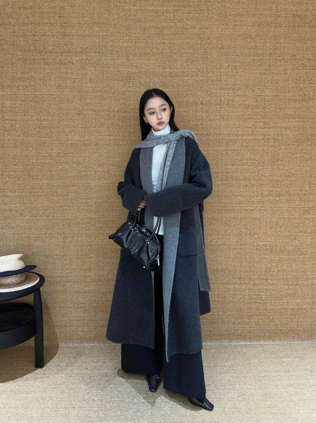 Dtwo Autumn and Winter New Product Original Design Thirteen Lines Wholesale Niche Elegant Woolen Jacket Outwear 5313352