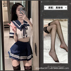 Jk uniform + black fishnet stockings / One size fits all