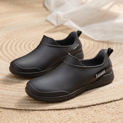 Cross-Border Fashion Rain Boots for Women, New Adult Low-Top Non-Slip Waterproof Chef Rubber Shoes, Work Thick-Soled Wear-Resistant Water Boots