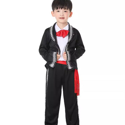 Children's Day Parent-Child Style Mexican cosplay Ethnic Style Dance Festival Party Stage Makeup Performance Clothes