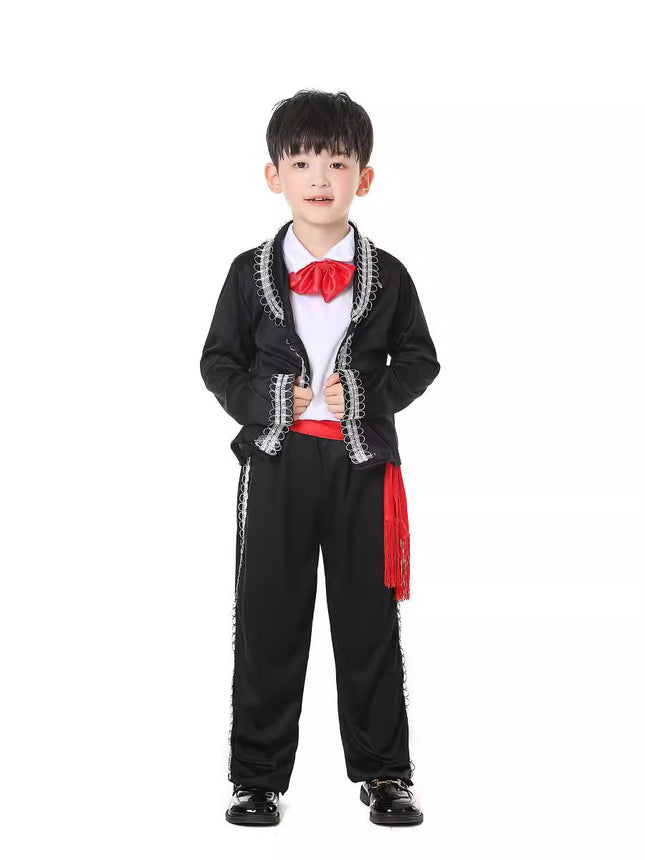 Children's Day Parent-Child Style Mexican cosplay Ethnic Style Dance Festival Party Stage Makeup Performance Clothes