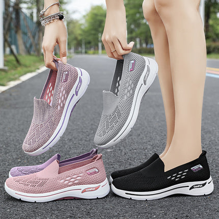 Mom's Shoes 2026 Summer New Mesh Shoes for Women, Middle-Aged and Elderly Walking Shoes, Breathable Casual Shoes, Old Beijing Cloth Shoes