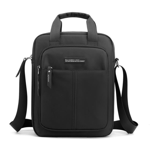 Cross-border Men's Bag New Oxford Cloth Shoulder Bag Men's Bag Business Portable Fashionable Computer Bag Vertical Crossbody Bag