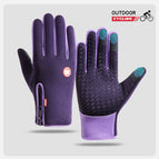 Waterproof d type--purple [thickened] / M