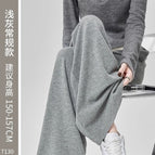 Light gray-[spring and autumn style] soft and comfortable with pockets / S