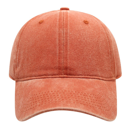 Amazon Cross-Border Washable Six-Panel Soft Top Hat Spring and Summer Outdoor Fashion Trendy Sun Hat for Men and Women with D-Ring Buckle