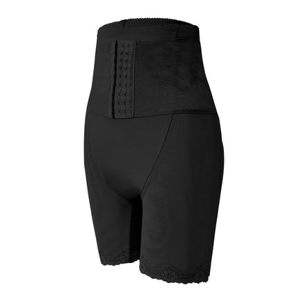 Cross-border Body-shaping Abdominal Pants Buckle-breasted Abdominal Waist Body-fitting Hip-lifting Pants Removable Sponge Pad Fake Ass Fat-bottom Pants
