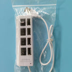 4-port hub-white opp bag