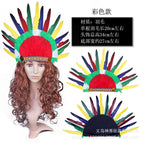 Color headwear (? Feathers and pictures will be slightly different as normal)