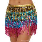 Gold + lake blue + rose red 2 / One size fits all