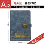 A5 national trend network buckle-business blue 240 pages