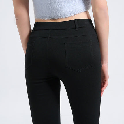 2025 spring on the new free generation can not afford the ball does not draw silk M-8XL plus size zipper wear ladies leggings