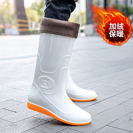 Special Rain Boots for Pig Farming, Anti-Stone and Debris Flats-Soled Anti-Slip High-Top Rain Boots for Men and Women, Special Water Shoes for Farms, Overshoes