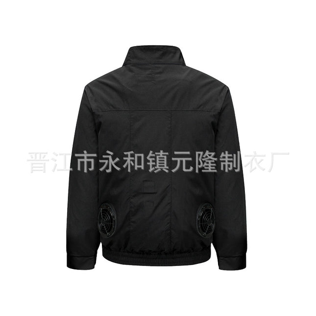 Cross-border Air-conditioning Clothing Summer Cooling Fan Clothing Men's Workers' Clothing with Fan Summer-heat Protection Electric Welding Labor Protection Work Clothes