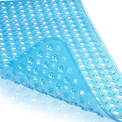 Bathroom Non-Slip Mat Long Diamond-Shaped Bathtub Mat European and American Popular Bath Mat Anti-Fall Suction Cup Foot Mat Shower Room Floor Mat