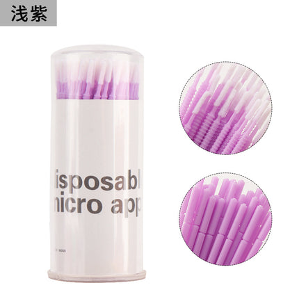 New wholesale long head cotton swab eyelash tattoo nail cleaning cotton swab eyelash disposable long thread cotton swab