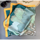 National color big peony sky blue / 70*70