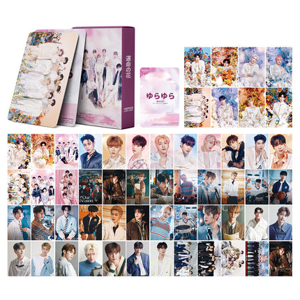 Korean Star 55 Boxed Small Cards Stray (g) I-Dle Ive Ateez Collection Lomo Cards Cross-Border