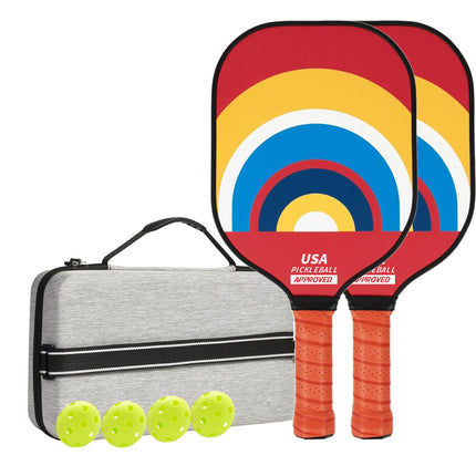 Fiberglass honeycomb pickleball paddle outdoor leisure sports key ball pick racket