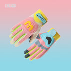 M logo contrasting color model--peach pink / S