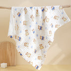 70*90±3cm (stretch size) / [Six layers of straight edges] small brown bear