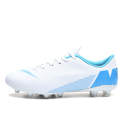 Factory direct low-top football shoes tf broken nail artificial lawn AG nail leather foot boys and girls youth training shoes