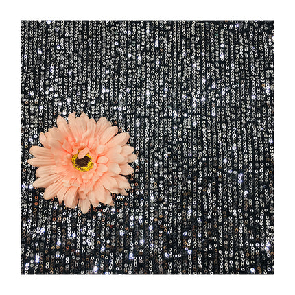 3mm straight sequins embroidered stretch mesh vertical embroidered beads fabric dress wedding dress stage clothing fabric wholesale