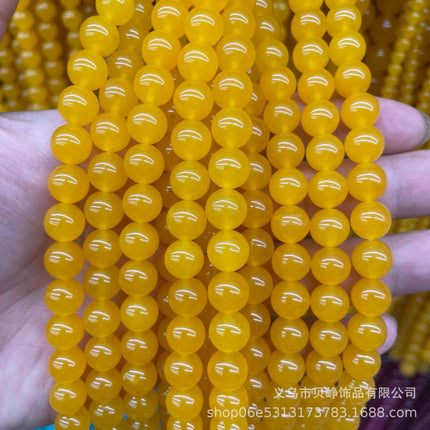 Wholesale high quality chalcedony aquamarine jasper aquatic grass jade loose beads semi-finished jewelry accessories DIY bracelet with beads