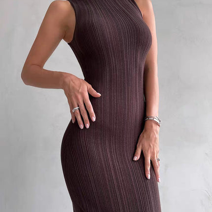 2025 New Summer Knitted dress Slim-fit Knitted Elegant dress Factory Supply