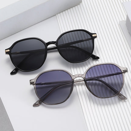 New Women's Polarized Sunglasses Fashion Trend Round Face Slimming Glasses UV-proof Driving Sunglasses