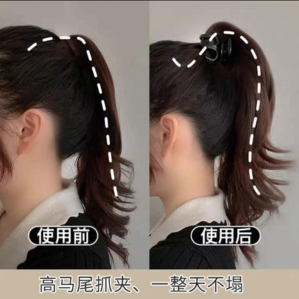 Internet red high ponytail grip clip fixed artifact small clip headdress hairclip girl back of head shark clip anti-collapse hairpin
