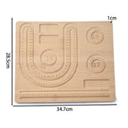 Bamboo wood multi-hand short style [about 676.6g] / 1.5cm thickness/1 piece